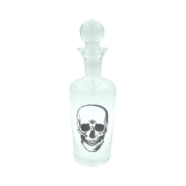 Glass Skull Decanter Jella Unique Art 767