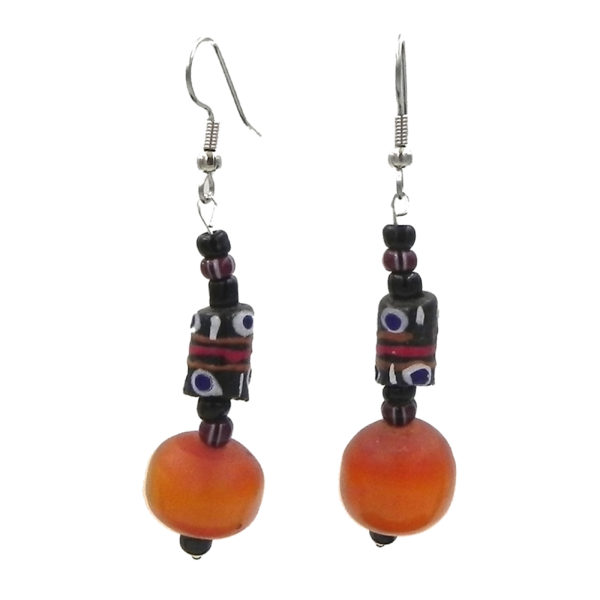 african beaded earrings Jella Unique Jewelry 359