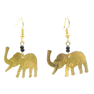 Metal Elephant Earrings Jella Unique Jewelry 303