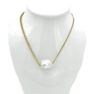 Chic Baroque Pearl Minimalist Chain