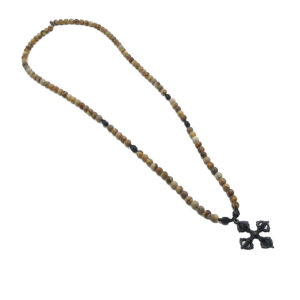 Double Dorje Dangles from Jasper Chain