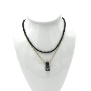 Blue Sky Beads with Silver Accents Chain