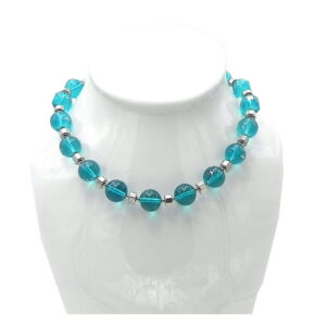 Opulent Faux Pearl on Long Gold Chain-35"