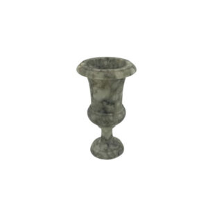 Vintage Carved Marble Pedestal Vase