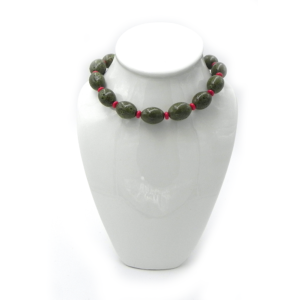 Hand Glazed Ceramic "Olive" Beads Compatible with LuxLock