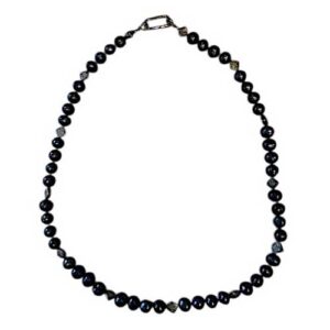 Dyed Pearls with Silver Accents