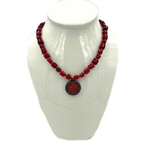 Endless Coral Charm Necklace