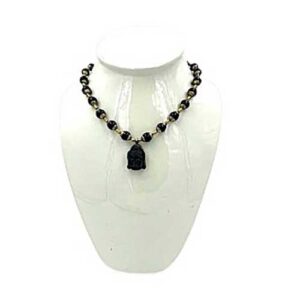 Midnight Buddha Pendant Necklace