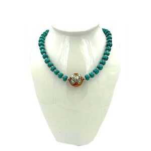 Turquoise Om Harmony Necklace