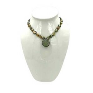 Olive Grove Agate Necklace