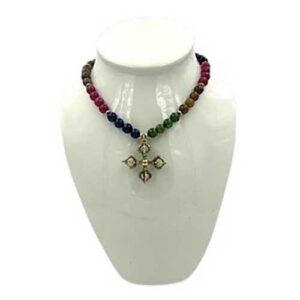 Color block Stone Enlightenment Necklace