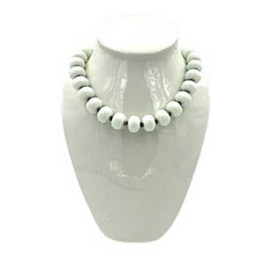 Ivory Halo Stone Necklace