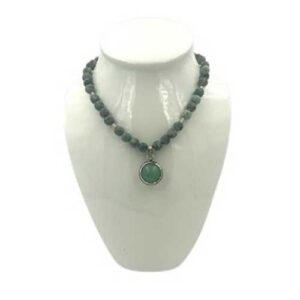 Verdant Spirit Turquoise and Jadeite Necklace