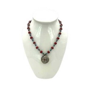 Turquoise and Coral Harmony Necklace