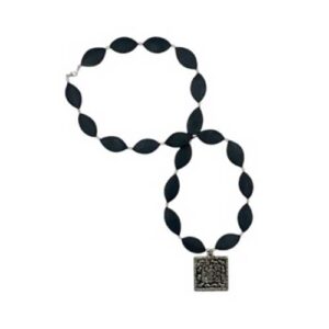 Sacred Mandala Guardian Onyx Necklace